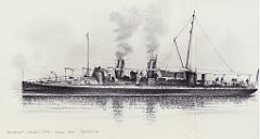 34-Torpedoboot 'Sperber' 1886 - Einbau 1904 - Torpediniera